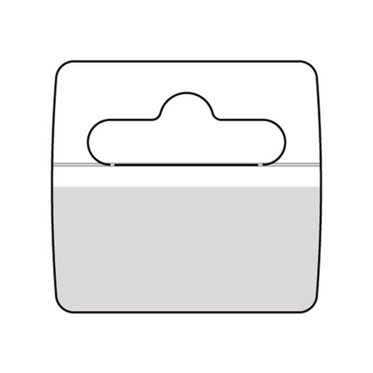 Hang Tab with TRIANGULAR HANG HOLE.